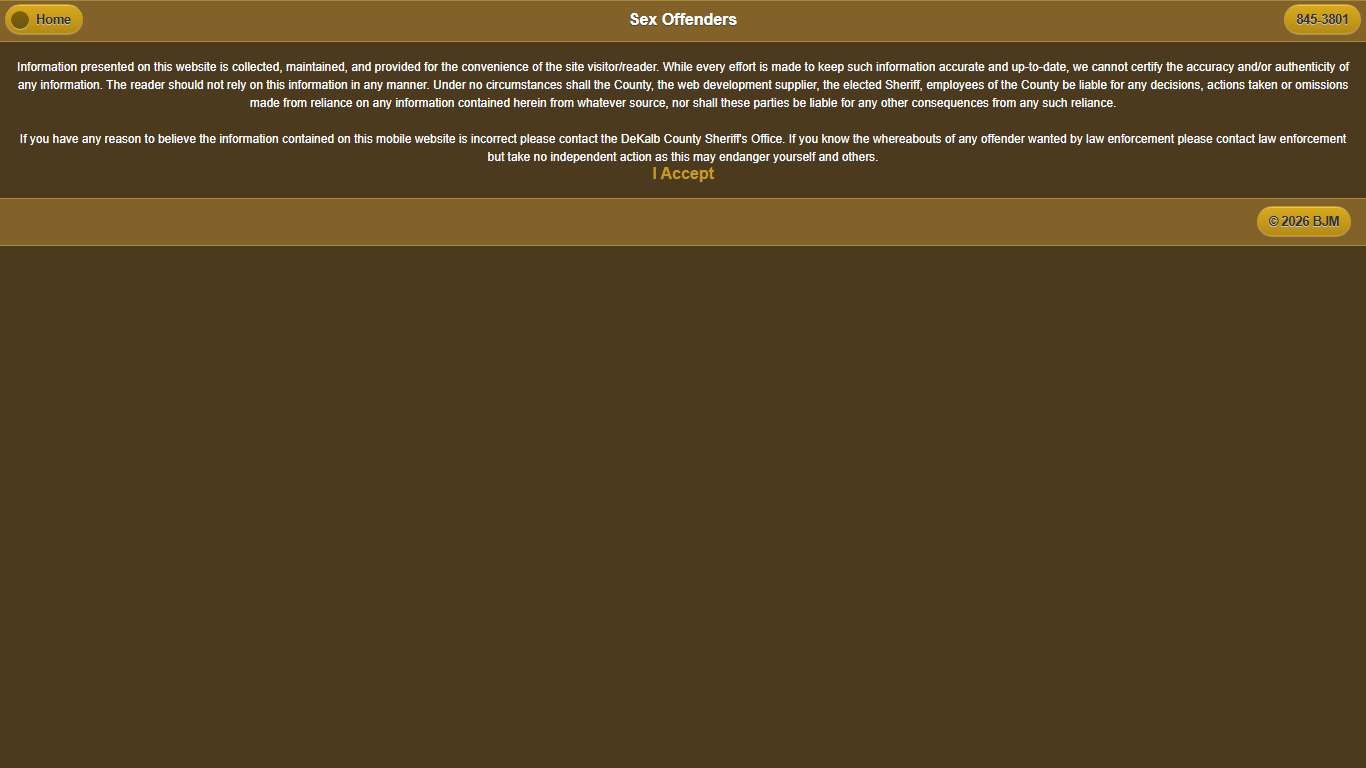 Sex Offenders - DeKalb County Sheriff's Office - Fort Payne, Alabama